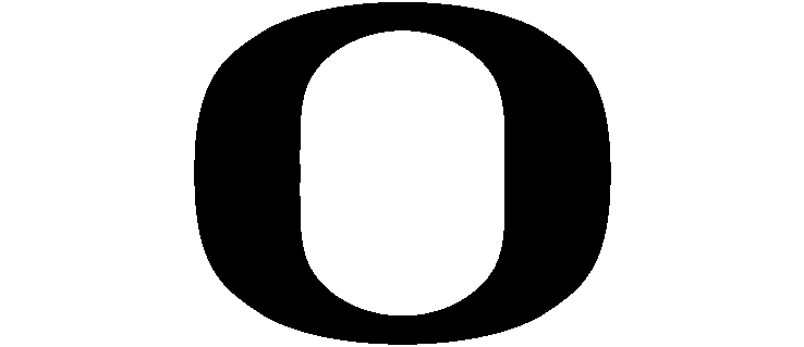 Black oval-shaped symbol